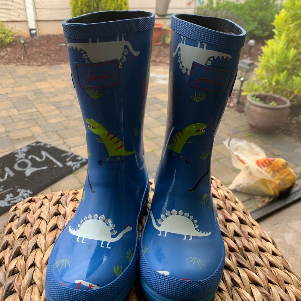 Joules Boys Rain Boots Size US 1